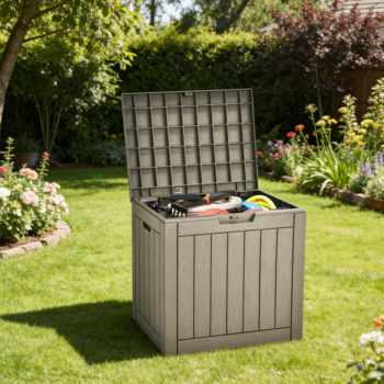 117.3 L Waterproof Lockable Outdoor Storage Deck Box